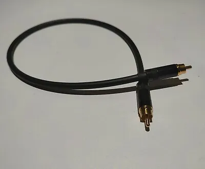 Digital Audio Video Coaxial Cable - Van Damme 75ohm RCA 50cm Neutrik Rean RCAs • £10.25