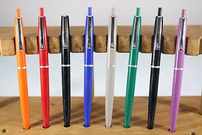 Vintage (c1960) BIC Clic? Ballpoint Pens 8 Different Colours • $31.56