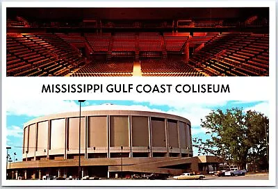 Vintage Continental Sized Postcard Mississippi Gulf Coast Coliseum • $13.99