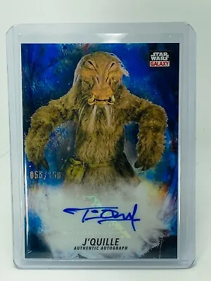 £19.34 • Buy 2021 Topps Star Wars Galaxy Tim Dry As J'Quille Auto Blue #055/150