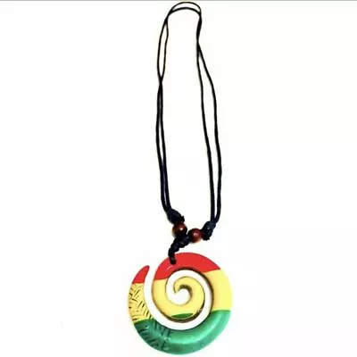  Peace Of Swag Rasta Tribal  6  Island Vibes Pendant Necklace • $8