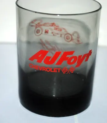 A.J. Foyt Chevrolet Houston TX Highball Glass Great Design Vintage SCARCE • $24.99