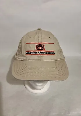 Rare Vintage THE GAME Auburn University Tigers NCAA Snapback Hat Cap 90s Beige • $19.99
