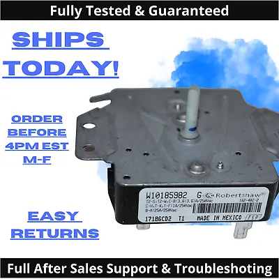 $58.50 • Buy Genuine OEM Whirlpool Kenmore Dryer Timer W10185982G  W10185982  WPW10185982