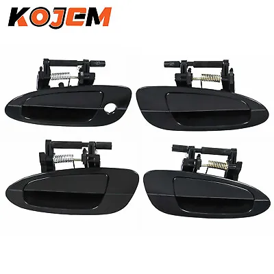 NEW Door Handle Smooth Black Exterior Outside Kit For 02-06 Nissan Altima 4PCS • $32.90