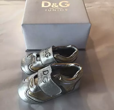 D&G Junior Baby Sneakers Sz EUR 19 • £36.18