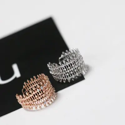 Bellezza Micro Pave Cocktail Ring • $22