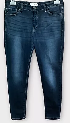 KanCan Jeans Estilo Cut 34192 Women's Sz 15/31 Stretch 5 Pocket Whiskered • $15.25