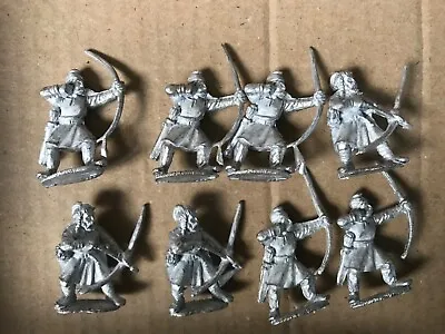 Wargaming 8 Frank/Saxon Archers Metal Figures 28mm • £14