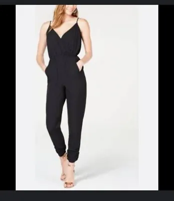 Material Girl Macy's Jumpsuit Black Size M Front Pockets  • $30