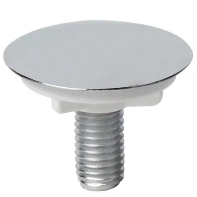 NEW Chrome Plated Tap Cover Kitchen Sink Basin ABS Plastic Hole Stopper 49mm • £2.99