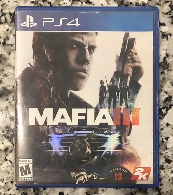 Mafia III (PS4) Complete W/Map - Tested! Fast Shipping! • $8.99