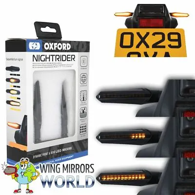 Oxford OX621 Motorcycle Nightrider Streaming LED Indicators Fits KAWASAKI Z900 • £36.95