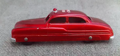 VTG 1950s-1960s TOOTSIETOY TOY FIRE CHIEF FIRE DEPT CAR PROFESSIONALLY RESTORED? • $20