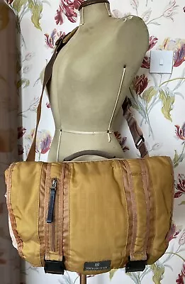£35 • Buy Victorinox Messenger Laptop Crossbody Bag Vintage Mustard/Brown Large Swiss Rare