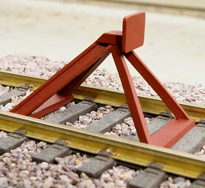 G-Scale Model Train Hayes-Style End-of-Track Bumper Red Oxide NEW • $18