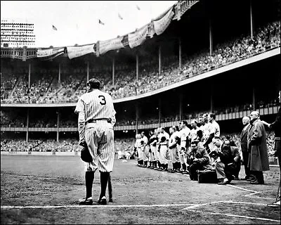 Babe Ruth Farewell Photo 8X10 - New York Yankees 1948 • $7.95
