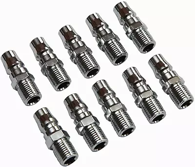 10 X Air Hose Fittings Nitto Type Male Coupler Compressor Couplings Air Tools • $17.84