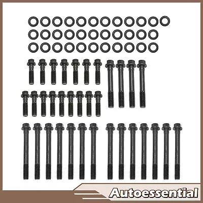 34pcs Cylinder Head Bolt Kit For SBC Small Block Chevy 350 383 400 134-3601 • $37.88