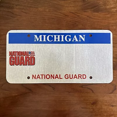 Michigan Test Prototype License Plate National Guard Unstamped • $49.99