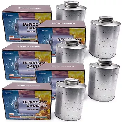 900 Grams Silica Gel Reusable Canister Desiccant 5 Pack Gun Safe Dehumidifier • $87.99