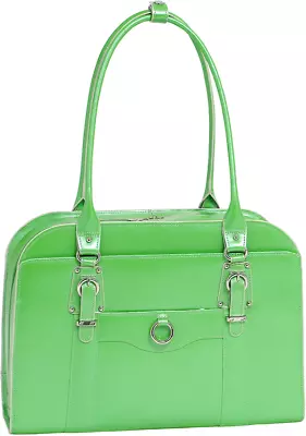 NIB MCKLEIN Hillside TOP GRAIN COWHIDE LEATHER Green 96521 • $25