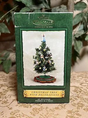 NIB Hallmark Keepsake Ornament Christmas Tree With Miniature Ornaments 2002 • $24.99