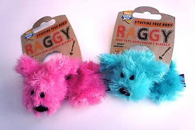 Good Boy Raggy Puppy Unstuffed Dog Toy Plush Comforter Pink Or Blue Soft Dog Toy • £5.49
