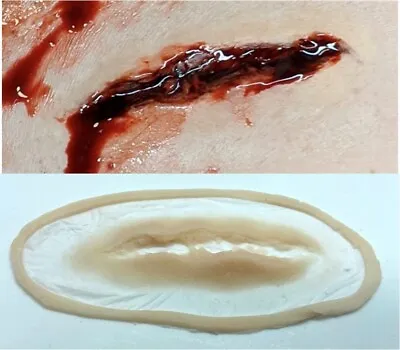 The Skin Wound 6 | Silicone Prosthetic | SFX Make Up • £6.99