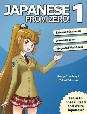 Japanese From Zero! 1: Proven Methods To Le... By Trombley Mr. George Paperback • $14.81