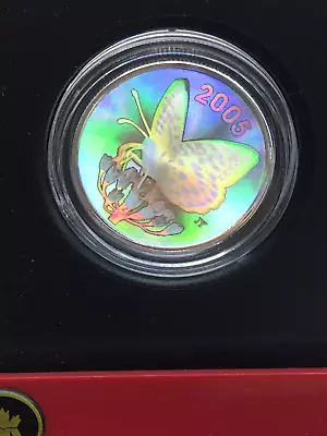 $36.40 • Buy 2005 Canada 50 Cent Proof Silver Coin Butterfly Collection- Fritillary