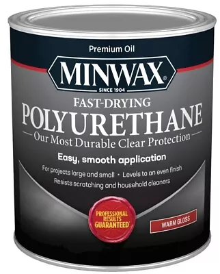 New Minwax Quart Clear Warm Gloss Oil Based Fast Dry Polyurethane 8995789 • $16.49