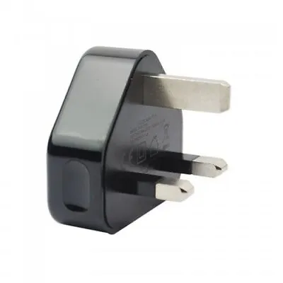 3Pin Mains UK Plug Adapter Mains To USB Charger Plug Wall Power Socket 5V 1A LOT • £11.57