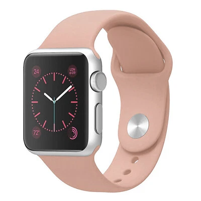 $8.69 • Buy For Apple Watch Series 8 7 SE 6 5 4 3 2 Silicone Sport Band Strap 45/41/44/40mm