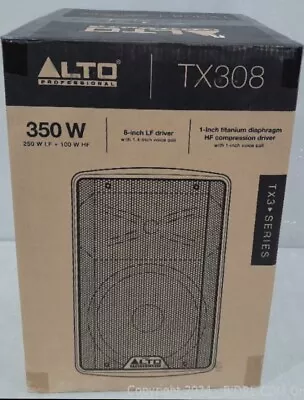 Alto Professional TX308 – 350W Powered DJ Speakers PA System With 8  Woofer • $115