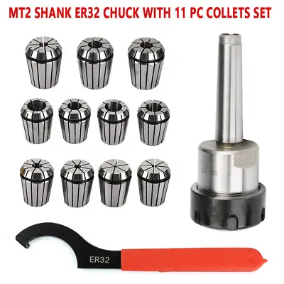 MT2 ER32 Morse Taper Collet Chuck Tool Holder ER32 Collet Set Milling Tool Set • $59