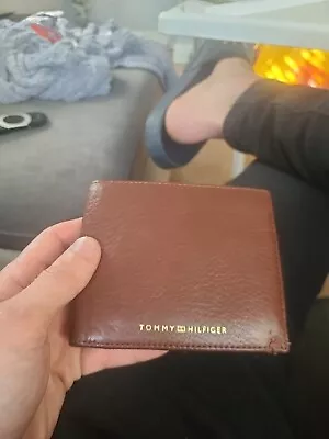 £8.99 • Buy New Tommy Hilfiger Men's Leather Bi-Fold, Wallet, Tan