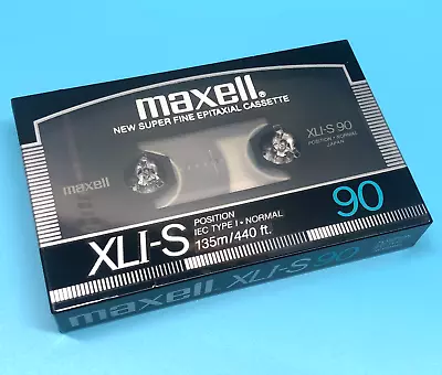 NEW Maxell XLI-S 90 Minute Type I Normal Super Fine Epitaxial Cassette Tape • $49