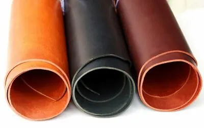 £7.80 • Buy 3-4mm Thick Vegetable Tanned Cowhide Genuine Leather Craft Sheath/Belt Material