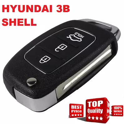 3B Flip Remote Key Shell Case Replacement Hyundai Key SANTA FE Ix35 Ix20 Ix45 • $18.40