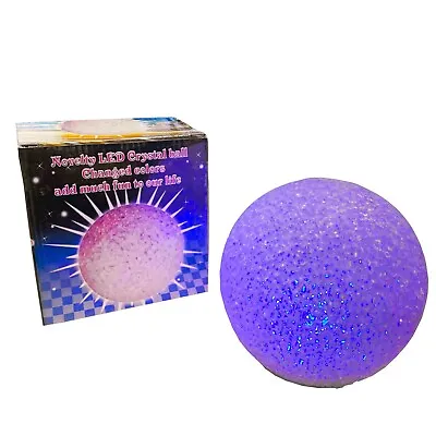 NOVELTY LED COLOUR CHANGING LIGHT UP CRYSTAL BALL Christmas Party  • £10