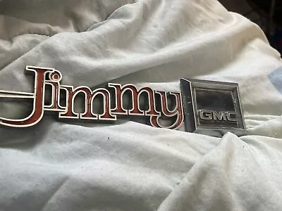 1976-80 Gmc Jimmy Fender Emblem  Oem Gm 77 78 79 351758 • $40