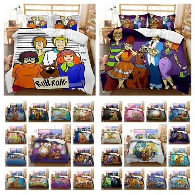 £28.12 • Buy Bedding Suit Quilt Cover 3D Scooby Doo Printing Home Comforter Duvet Cover