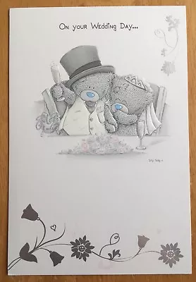 'On Your Wedding Day' Large Me To You Wedding Card - Tatty Bear - 9 X6  • £2.50