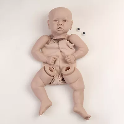 Unpainted Realistic 22  Reborn Baby Dolls DIY Lifelike Newborn Doll Molds Supply • £19.23