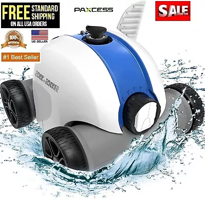 PAXCESS Cordless 5000 MAh Automatic Robotic Pool Cleaner Rechargeable -OPEN BOX • $119.95