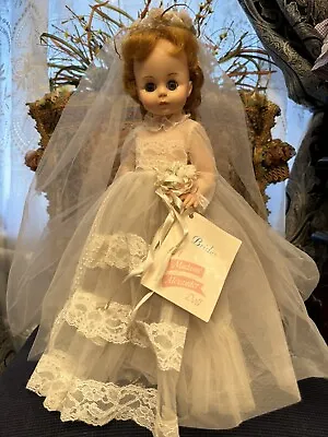 Madame Alexander Mary Ann Bride Doll  #1465 Plastic Vinyl 1974 Wedding Gown • $69