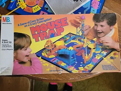 Vintage 1986 Mouse Trap Game By Milton Bradley In Good Condition • $25