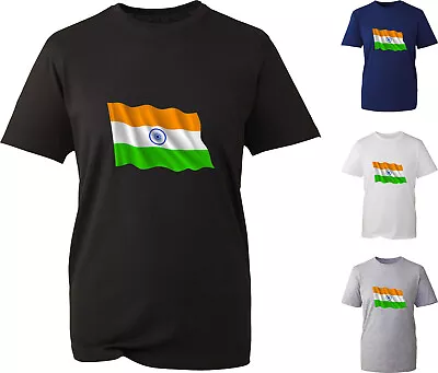 Indian Flag T-Shirt Independence Day Patriotism Country Love India Flag Gift Top • $12.44