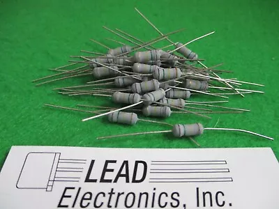 25 Pcs EACH LOT 1-Watt Metal Film Resistors Free Shipping  Select OHMS • $6.91